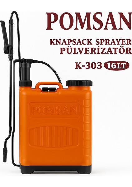 K‑303 16 l Sırt Pompalı Ilaçlama Makinası