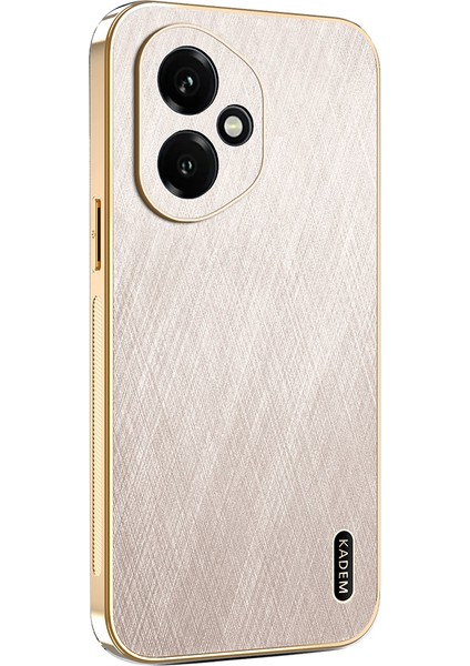 Honor 400 5g Galvanik Ipek Doku Pu + Tpu Telefon Arka Kapağı (Yurt Dışından)