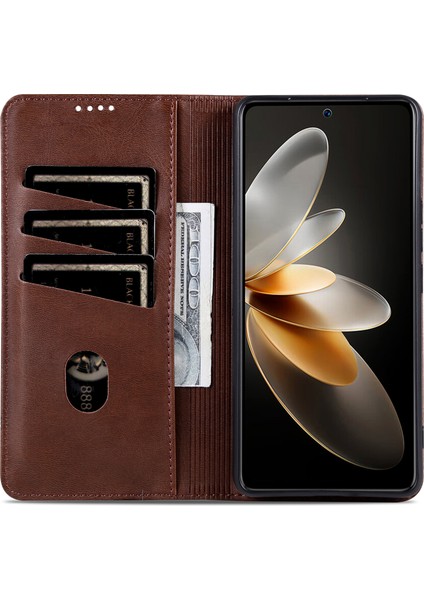 Honor 400 Pro 5g Inek Derisi Doku Pu Deri Cüzdan Telefon Kılıfı (Yurt Dışından) fiyatları