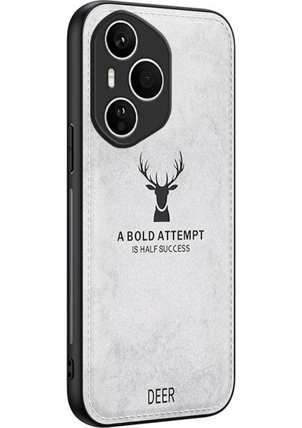 Honor 400 Pro 5g Kumaş Doku Pu + Pc + Tpu Telefon Kılıfı (Yurt Dışından)