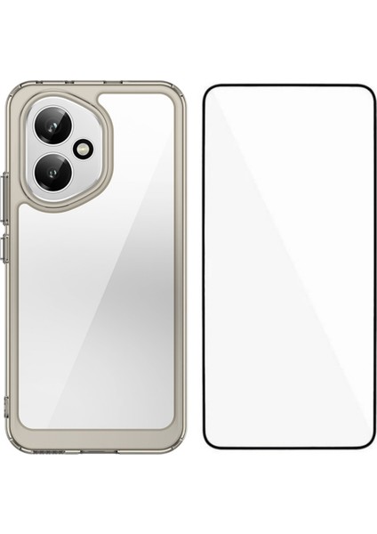 Honor 400 5g Telefon Kılıfı Tpu Akrilik Kapaklı Temperli Cam (Yurt Dışından)