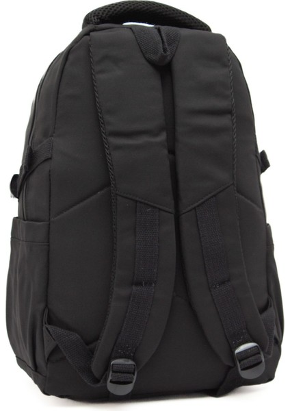 Young 51585 Black Siyah Unisex Çok Cepli Anahtarlık Aksesuarlı Suya Dayanıklı Sırt Çantası fırsatları