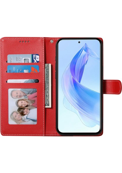 Honor 400 5g Litchi Doku Deri Cüzdan Telefon Kılıfı (Yurt Dışından) fiyatları