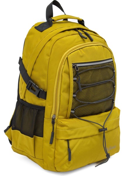 Young 51534 Yellow Sarı Unisex Çok Cepli Suya Dayanıklı Sırt Çantası indirimleri