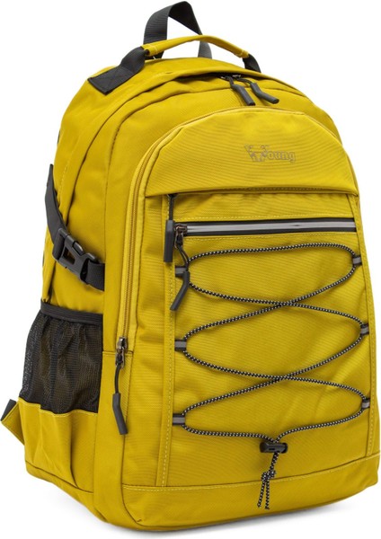 Young 51537 Yellow Sarı Unisex Çok Cepli Suya Dayanıklı Sırt Çantası fiyatları