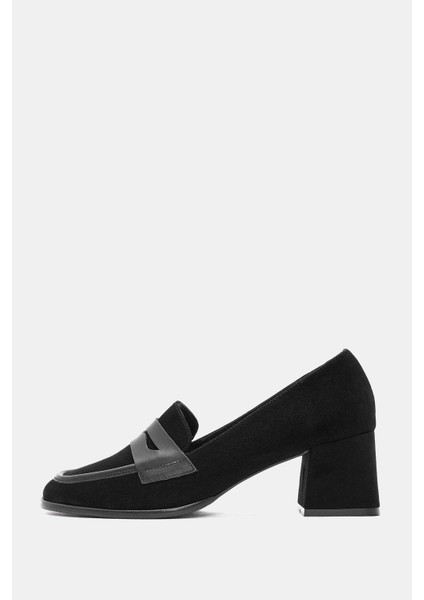 Erica Kadın Siyah Gerçek Süet Deri Topuklu Ayakkabı fiyatları