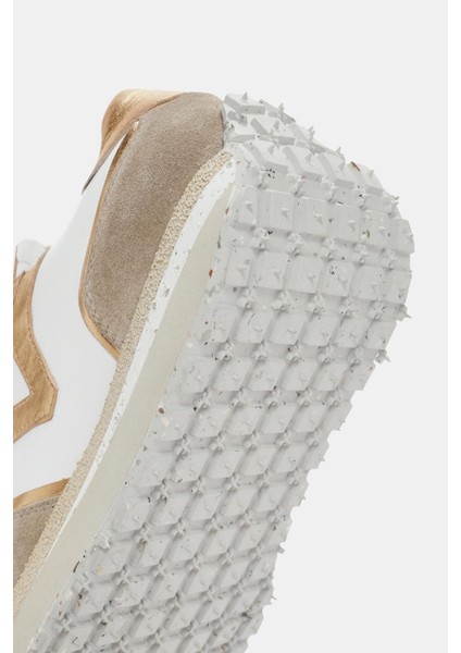 Lessa Kadın Beyaz Altın Gerçek Süet Deri Sneaker