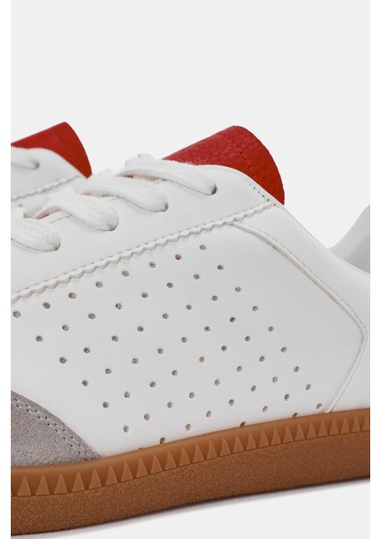 Atlanta Kadın Beyaz-Kırmızı Sneaker indirimleri