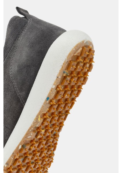Troy Unisex Koyu Gri Gerçek Süet Deri Sneaker