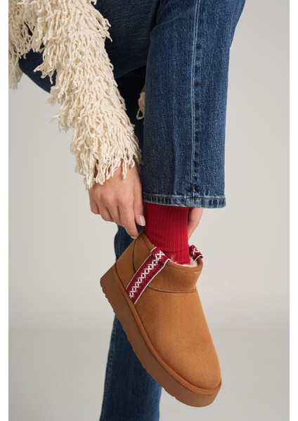 Mellow Kadın Camel Şerit Detaylı Bot fiyatları