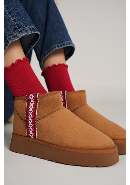Mellow Kadın Camel Şerit Detaylı Bot modelleri
