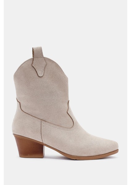 Tepic Kadın Bej Western Bot