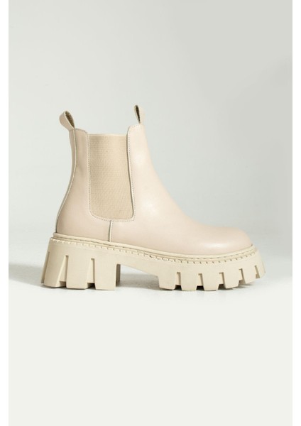 Gwenn Kadın Bej Chelsea Bot