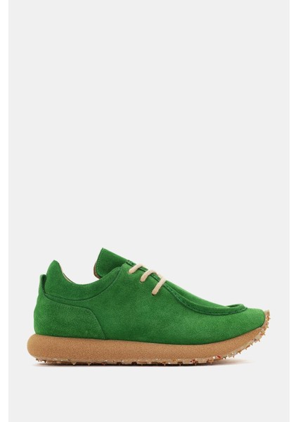 Emporia Kadın Yeşil Gerçek Süet Deri Sneaker