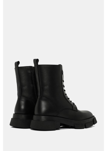 Alia Kadın Siyah Gerçek Deri Postal Bot indirimleri