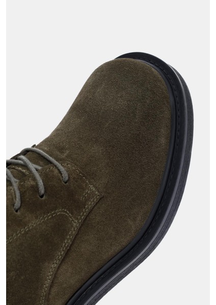 Archer Kadın Haki Gerçek Süet Deri Topuklu Postal Bot modelleri