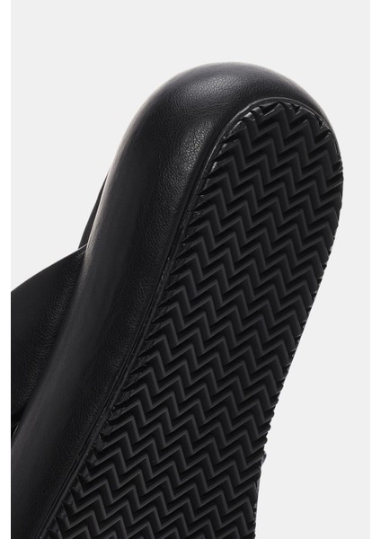 Khayt Kadın Siyah Kalın Taban Terlik indirimleri