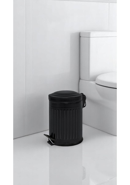 Siyah Vintage Çöp Kovası 5 lt fırsatları
