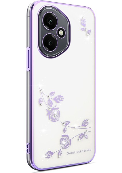 Honor 400 5g Rhinestone Dekor Tpu Telefon Kılıfı (Yurt Dışından)