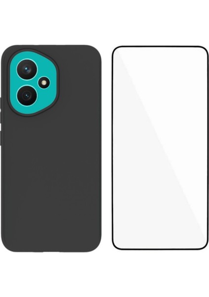 Honor 400 5g Tpu Kılıf Mat Arka Kapak Temperli Cam (Büyük Delikli Lens) (Yurt Dışından)