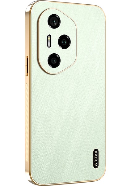 Honor 400 Pro 5g Galvanik Ipek Doku Pu + Tpu Telefon Arka Kapağı (Yurt Dışından)