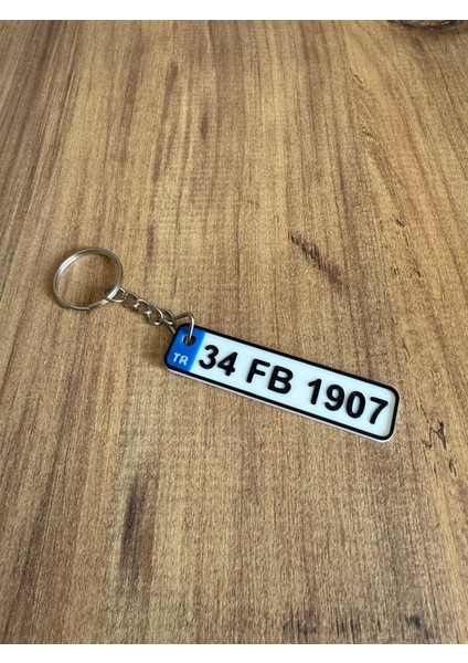 Plaka Anahtarlık - Taraftar Anahtarlık - Araba Anahtarlığı Model 3 (7 Cm) fiyatları