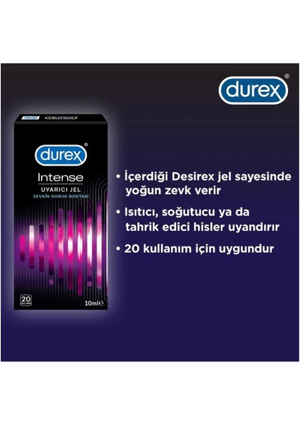 Intense Kadın Uyarıcılı Jel + Siyah Deri Ağız Topu + Hediye indirimleri