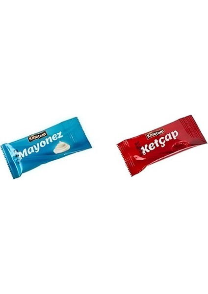 Tek Kullanımlık Pp Ketçap 10 gr x 504 Adet + Tek Kullanımlık Pp Mayonez 9 gr x 504 Adet