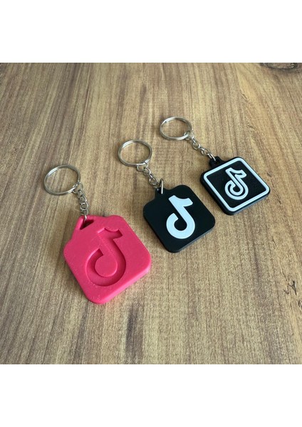 Nfc Anahtarlık - Tiktok Anahtarlık Siyah Model 1 (3,5 Cm) fırsatları