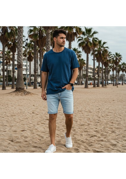 Kısa Kol Müslin Erkek Tshirt, %100 Pamuk, Sertifikalı Kumaş, modelleri