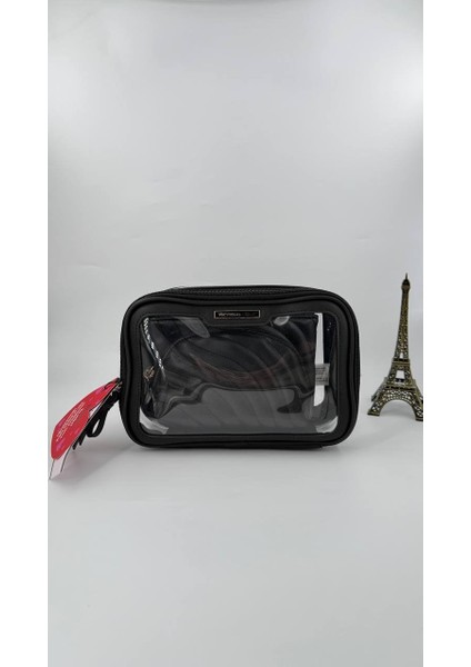 Kadın Makyaj Çantası Pörtföy Çantalı Üçlü Fermuarlı Bakım Seyehat Organizer Makyaj Çantası fiyatları