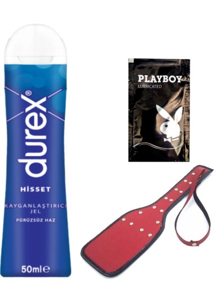 Hisset Pürüzsüz Hazlar 50 ml Jel + Kırmızı Deri Şaplak + Hediye