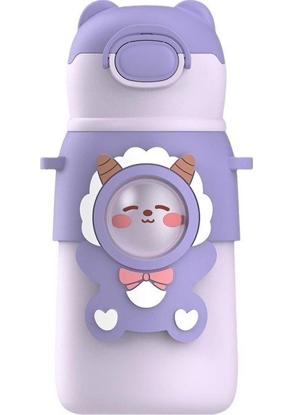 Çocuk Termos Kupa 316 Paslanmaz Çelik Öğrenci Hasır Bardak (Yurt Dışından)