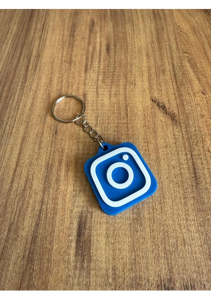 Nfc Anahtarlık - Instagram Anahtarlık Mavi (Küçük Boy 3 Cm) fiyatları