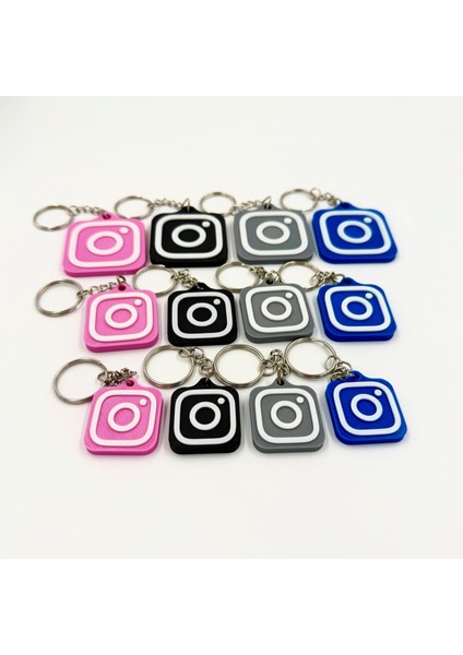 Nfc Anahtarlık - Instagram Anahtarlık Mavi (Küçük Boy 3 Cm) fırsatları