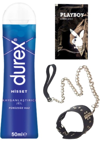 Hisset Pürüzsüz Hazlar 50 ml Jel + Siyah Deri Tasma + Hediye