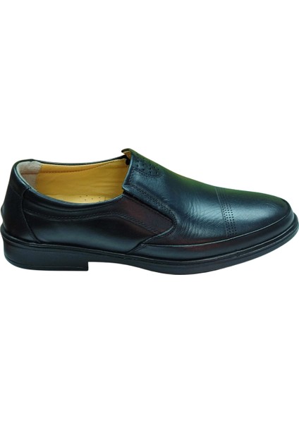 07-L1 Erkek Siyah (40-44) Deri Comfort Ayakkabı