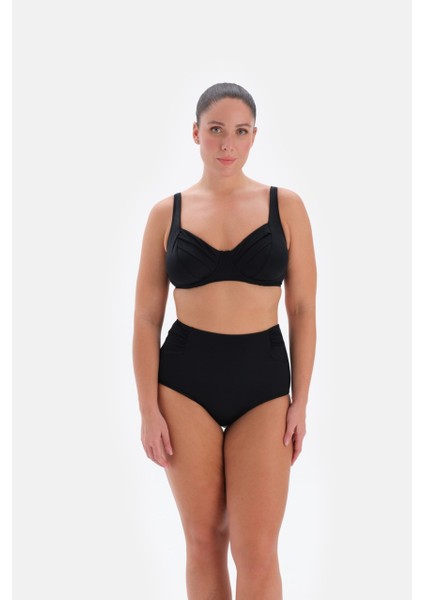 Balenli Toparlayıcı Büyük Beden Hızlı Kuruyan Kumaş Bikini Takım 3224