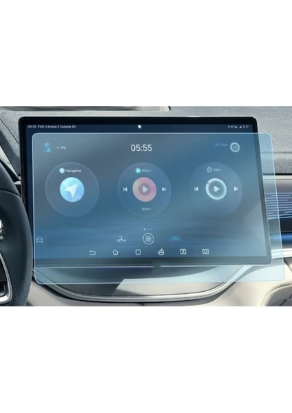 Byd Han Ekran Koruyucu 15.6 Inç Multimedya ve Gösterge Nano Şeffaf Uyumlu modelleri