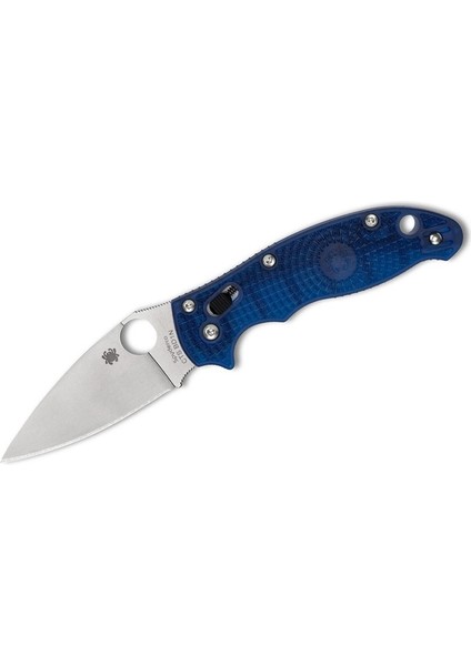 Manix 2 Transluscent Handle Blue Plain Çakı