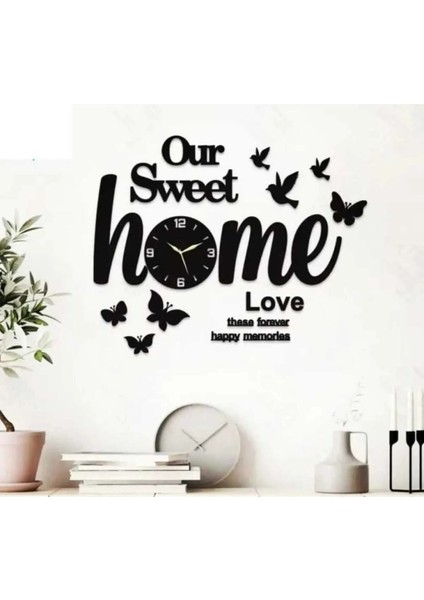 Home Tasarımlı Modern Dekoratif Duvar Saat