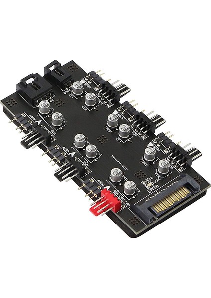 Argb ve Pwr Denetleyici Hub 6 Port 12V 4pin Fan ve 5V 3pin Rgb Fan Kontrol