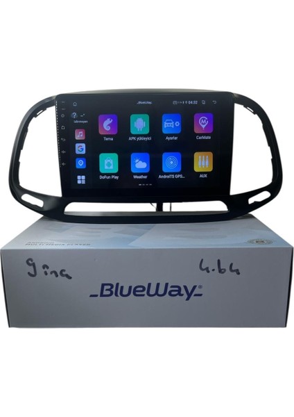 Fiat Doblo 2014-2020 Blueway 4-64 Profesyonel Oem Multimedia fiyatları
