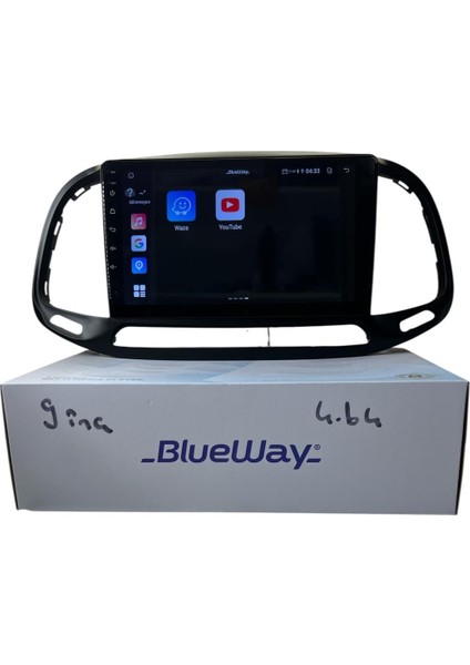 Fiat Doblo 2014-2020 Blueway 4-64 Profesyonel Oem Multimedia fırsatları