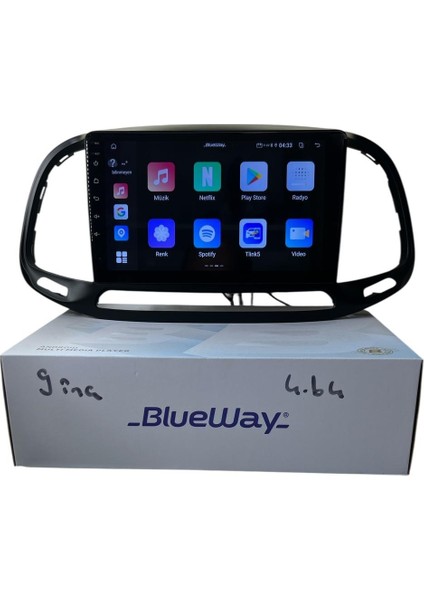 Fiat Doblo 2014-2020 Blueway 4-64 Profesyonel Oem Multimedia indirimleri