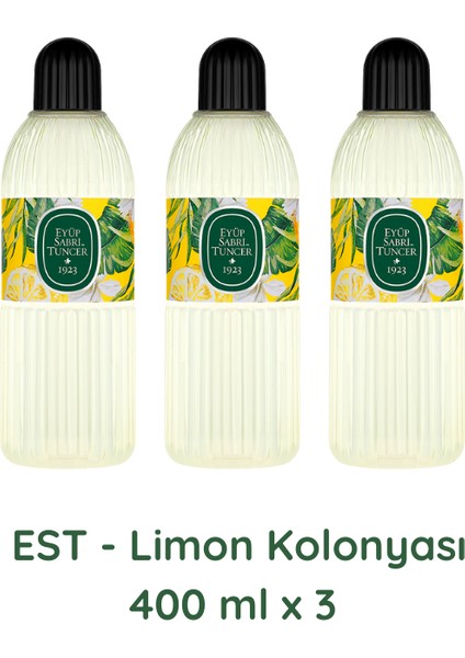 Klasik Limon Kolonyası Pet Şişe - 400X3'LÜ fiyatları