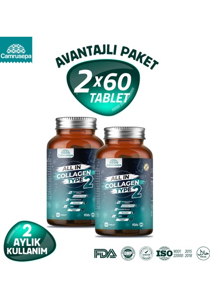All In Tip 2 Kolajen | (2X60 Tablet)