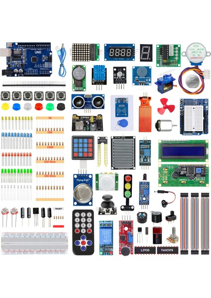 Arduino Set 292 Parça Full Başlangıç Seti( Malzemekutulu )