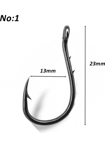 Chinu With Ring Tırnaklı 1 No. Delikli Paslanmaz Black Nickel İğne