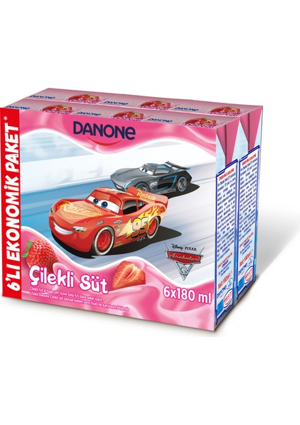 Disney Çilekli Süt 6X180 ML
